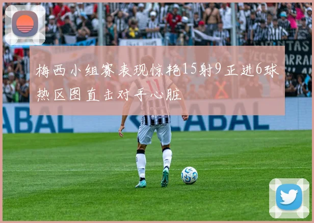 梅西小组赛表现惊艳15射9正进6球热区图直击对手心脏